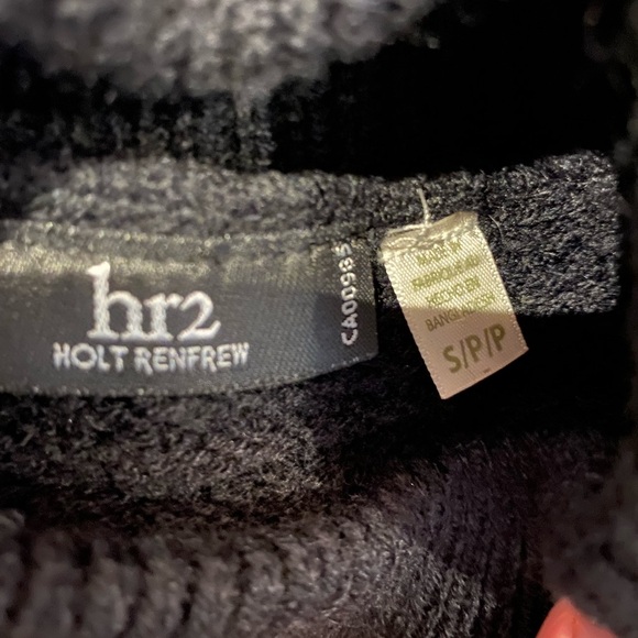 Holt Renfrew cutout sweater turtleneck worn once S - Picture 4 of 4